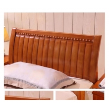 實木床1.2*1.9m(床頭柜+棕墊)