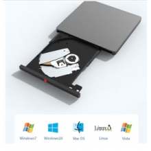 聯(lián)想（Lenovo）TX800 外置光驅(qū) 超薄外置DVD刻錄機(jī) 24倍速 高速移動光驅(qū) Type-C+USB雙接口